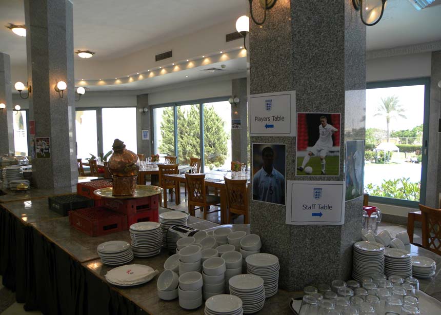 Between matches and training, food will be vital to restoring the players' energy reserves.